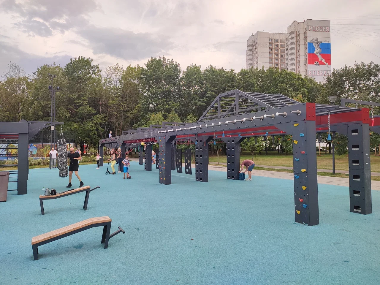 Фото Русский ниндзя открытая бесплатная площадка - уличная трасса - развлечение в Москве | Досугатор
